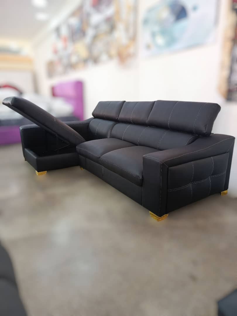 Mueble de lujo semi cuero